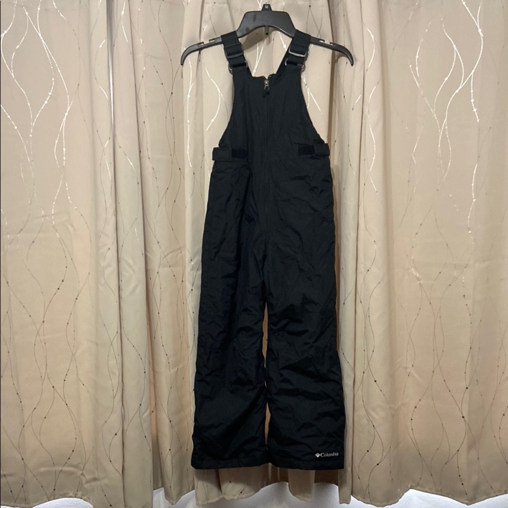 Columbia girls small Black Snow Bib Overalls